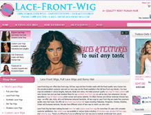 Tablet Screenshot of lace-front-wig.com